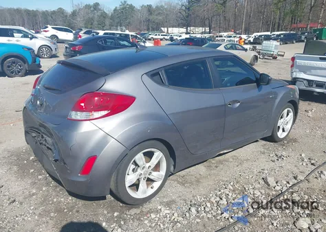 2014 Hyundai Veloster Base W/Black z USA, uszkodzony, nr VIN KMHTC6AD7EU207151